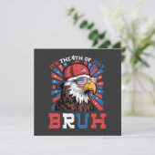 Programme Its The 4th Of July Bruh Bald Eagle Patriotic (Debout devant)