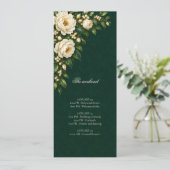 Programme Ivory Roses & Emerald Wedding Weekend Events (Debout devant)