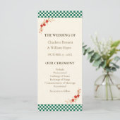 Programme Japanese Sakura Ichimatsu Wedding Program (Debout devant)