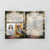 Programme Jardin de campagne Ordre de service funéraire mémo (Intérieur)
