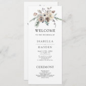 Programme Jardin d'hiver rustique Pin simple Mariage floral (Devant / Derrière)