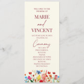 Programme Jardin fleur sauvage Floral Fleurs sauvages Mariag (Devant)