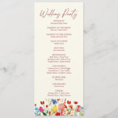 Programme Jardin fleur sauvage Floral Fleurs sauvages Mariag (Dos)