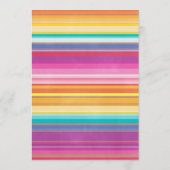 Programme Jeu de baby shower à thème Fiesta (Dos)