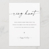 Programme Jeu de Fête des mariées de chasse à l'anneau (Devant)