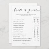 Programme Jeu de Fête des mariées de mariée ou de chambre (Devant / Derrière)