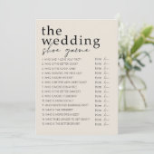 Programme Jeu Fête des mariées - Jeu de chaussures Mariage (Debout devant)