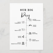 Programme Jour de mariage gothique d'Halloween Événements Ca (Dos)