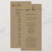 Programme Kraft moderne Nous faisons Mariage (Devant / Derrière)