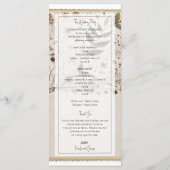 Programme La beauté de la nature Fleurs botaniques & Mariage (Dos)