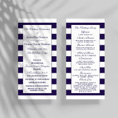 Programme La collection de Mariages à rayures de la marine m