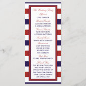 Programme La collection de Mariages d'Ancres nautiques Red & (Dos)