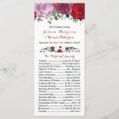 Programme La collection de Mariages floraux romantiques (Devant)