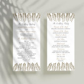 Programme La collection de Mariages Monochrome Fern Woodland