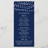 Programme La Collection Mariage Bleu Marine Lights (Dos)