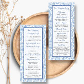 Programme La collection Mariage moderne Paisley - Bleu