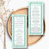 Programme La collection Mariage moderne Paisley - Vert
