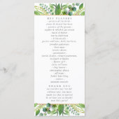 Programme La Collection Mariage Verdure & Or (Dos)