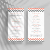Programme La collection moderne de Mariages Chevron - rose e