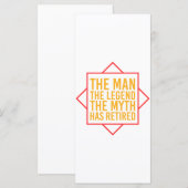 Programme La retraite L'homme Le mythe La légende a pris sa (Devant / Derrière)