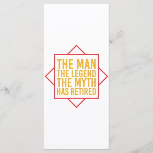 Programme La retraite L'homme Le mythe La légende a pris sa (Devant)