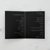 Programme La verdure et la feuille d'or | Mariage noir plié (Intérieur)