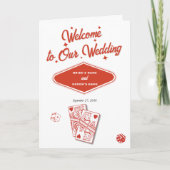 Programme Las Vegas Casino Mariage Commande de service (Devant)