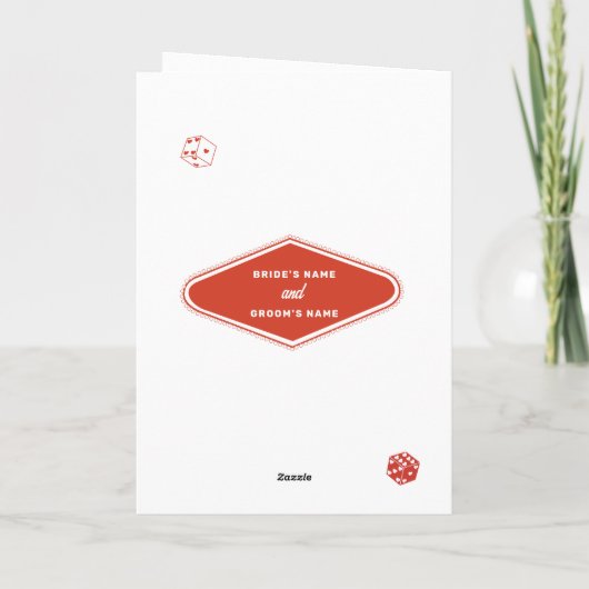 Programme Las Vegas Casino Mariage Commande de service (Dos)