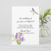 Programme Lavande d'aquarelle et fleurs vertes (Debout devant)