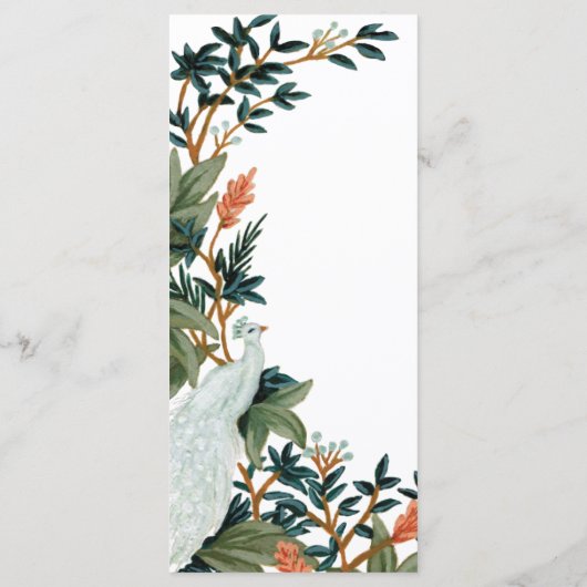 Programme Le paon (Dos)