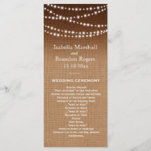 Programme Le scintillement de toile de jute d'Ombre allume