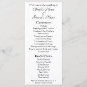 Programme L'église d'Auvers de Vincent van Gogh Mariage (Devant)