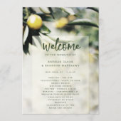 Programme Lemon Grove | Cérémonie moderne du Mariage jaune (Devant)