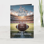 Programme Les Amateurs De Football Mariage (Devant)