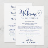 Programme Lettre de bienvenue de la Southern Belle Navy & Co (Devant / Derrière)