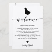 Programme Lettre de bienvenue du Mariage de la Barbade et it (Devant / Derrière)