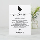 Programme Lettre de bienvenue du Mariage de la Barbade et it (Debout devant)