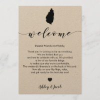 Lettre de bienvenue du Mariage de Sainte-Lucie et 