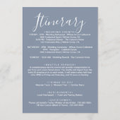 Programme Lettre de bienvenue et itinéraire aux fleurs bleut (Dos)