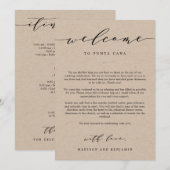 Programme Lettre de bienvenue et trousse de bienvenue pour m (Devant / Derrière)