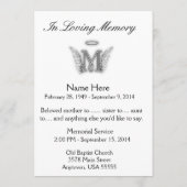 Programme Lettre d'hommage Monogram Memorial M (Dos)