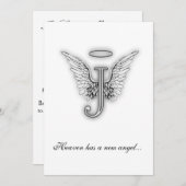 Programme Lettre d'hommage monogramme J (Devant / Derrière)