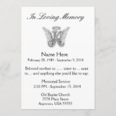 Programme Lettre d'hommage monogramme K (Dos)