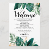 Programme Lettre d'invitation Palme d'or lettre de bienvenue (Devant)