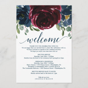 Programme LETTRE Itinéraire DE BIENVENUE Mariage de la marin
