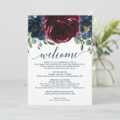 Programme LETTRE Itinéraire DE BIENVENUE Mariage de la marin (Debout devant)