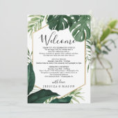 Programme LETTRE Itinéraire DE BIENVENUE Mariage de Monstère (Debout devant)