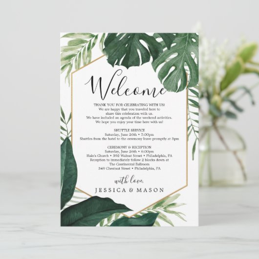 Programme LETTRE Itinéraire DE BIENVENUE Mariage de Monstère (Debout devant)