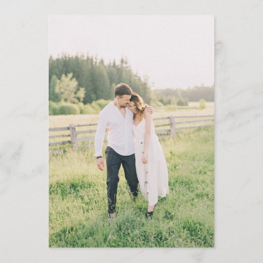 Programme LETTRE Itinéraire Mariage de Mountain Lake (Dos)