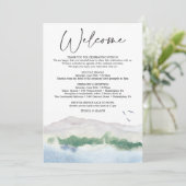 Programme LETTRE Itinéraire Mariage de Mountain Lake (Debout devant)